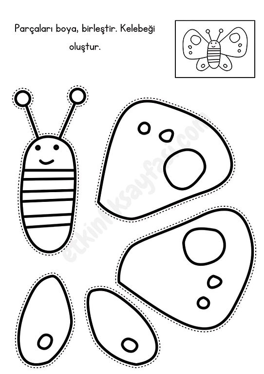 kes yapıştır, makasla kesme
