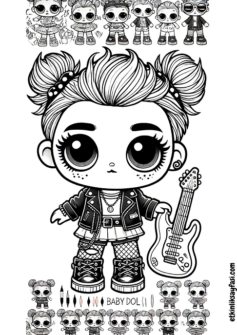 lol, lol bebek, kız, kız çocuk, rock