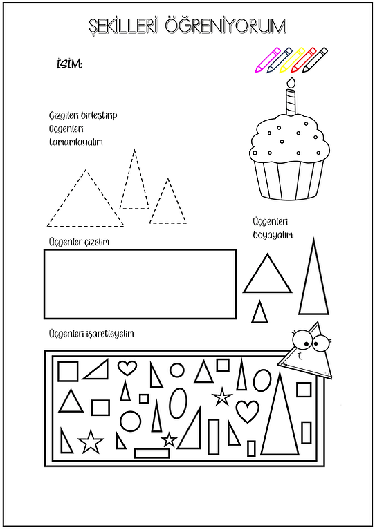 üçgen, şekiller