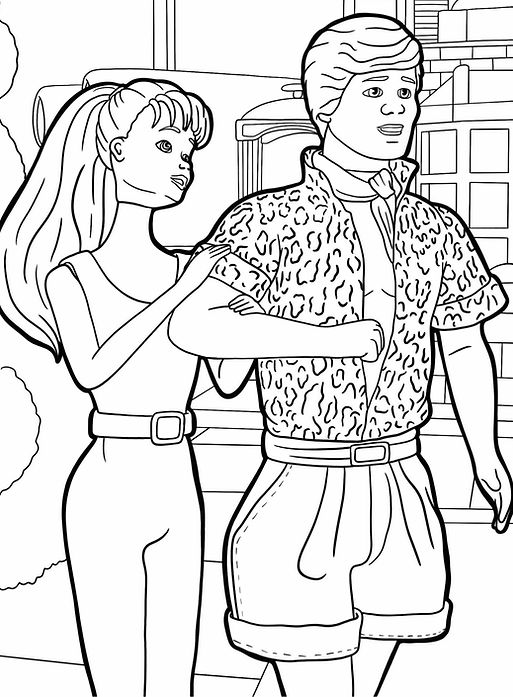 barbie, oyuncak, ken, çift, kız, kız çocuk