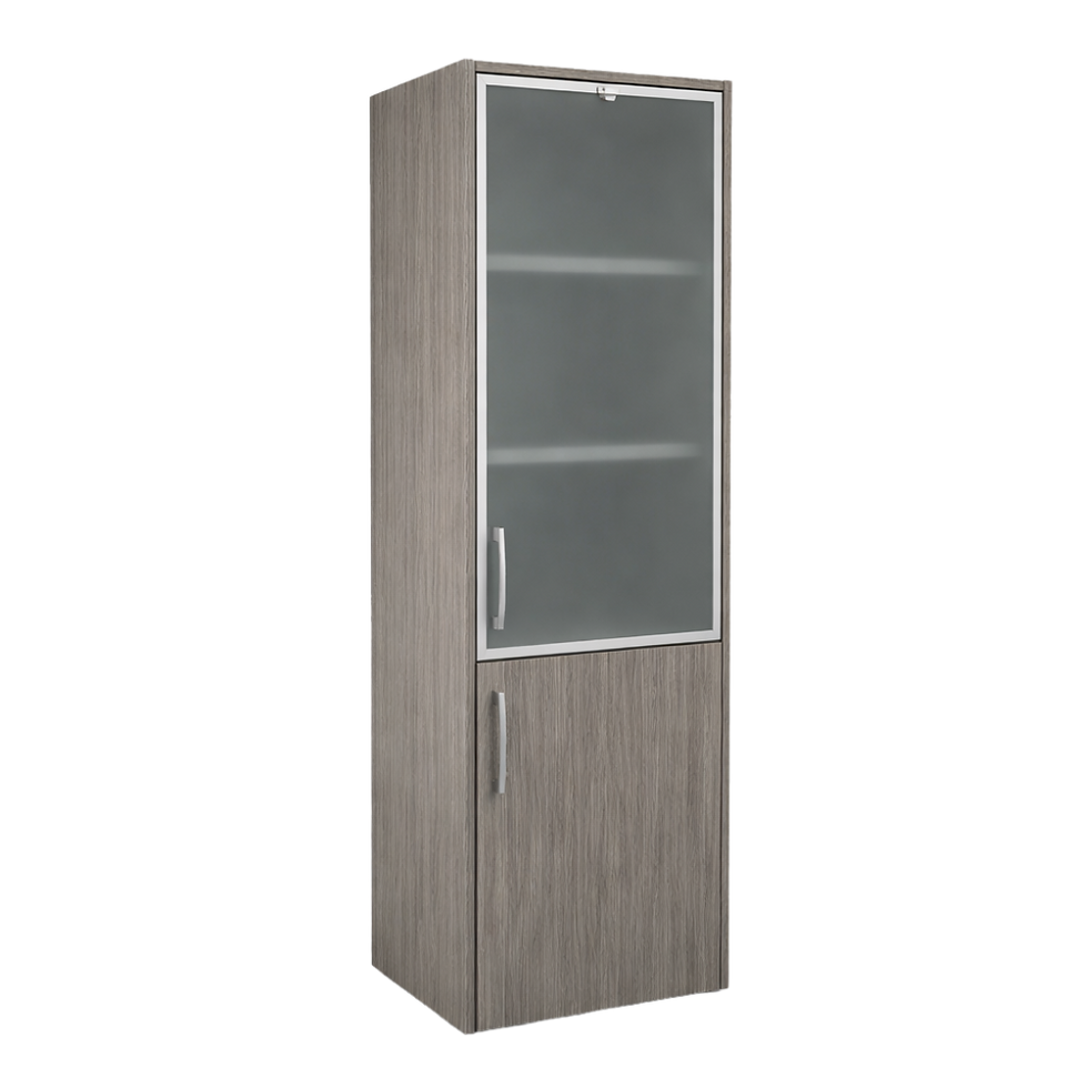 Miniature : Armoire TESEO 1/2 vitrée H205 L49 P47cm