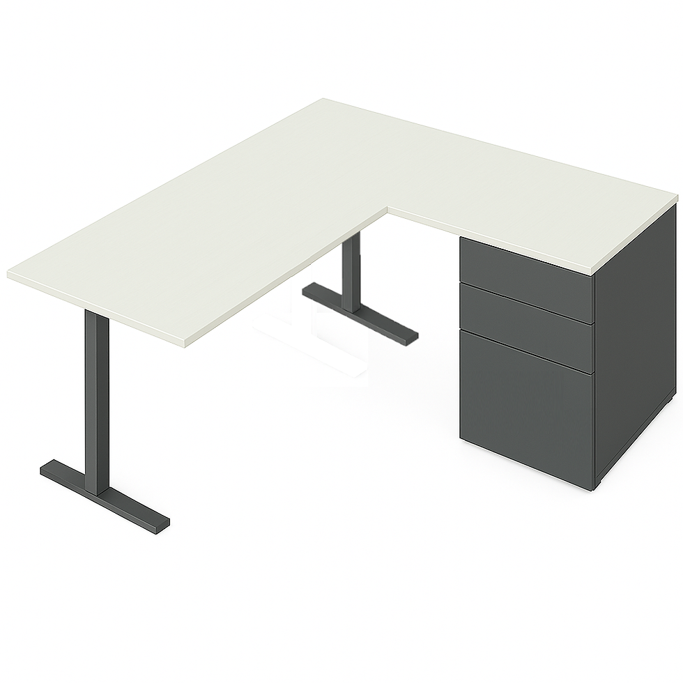 Miniature : Ensemble TDESK Bureau + Retour + Caisson HB