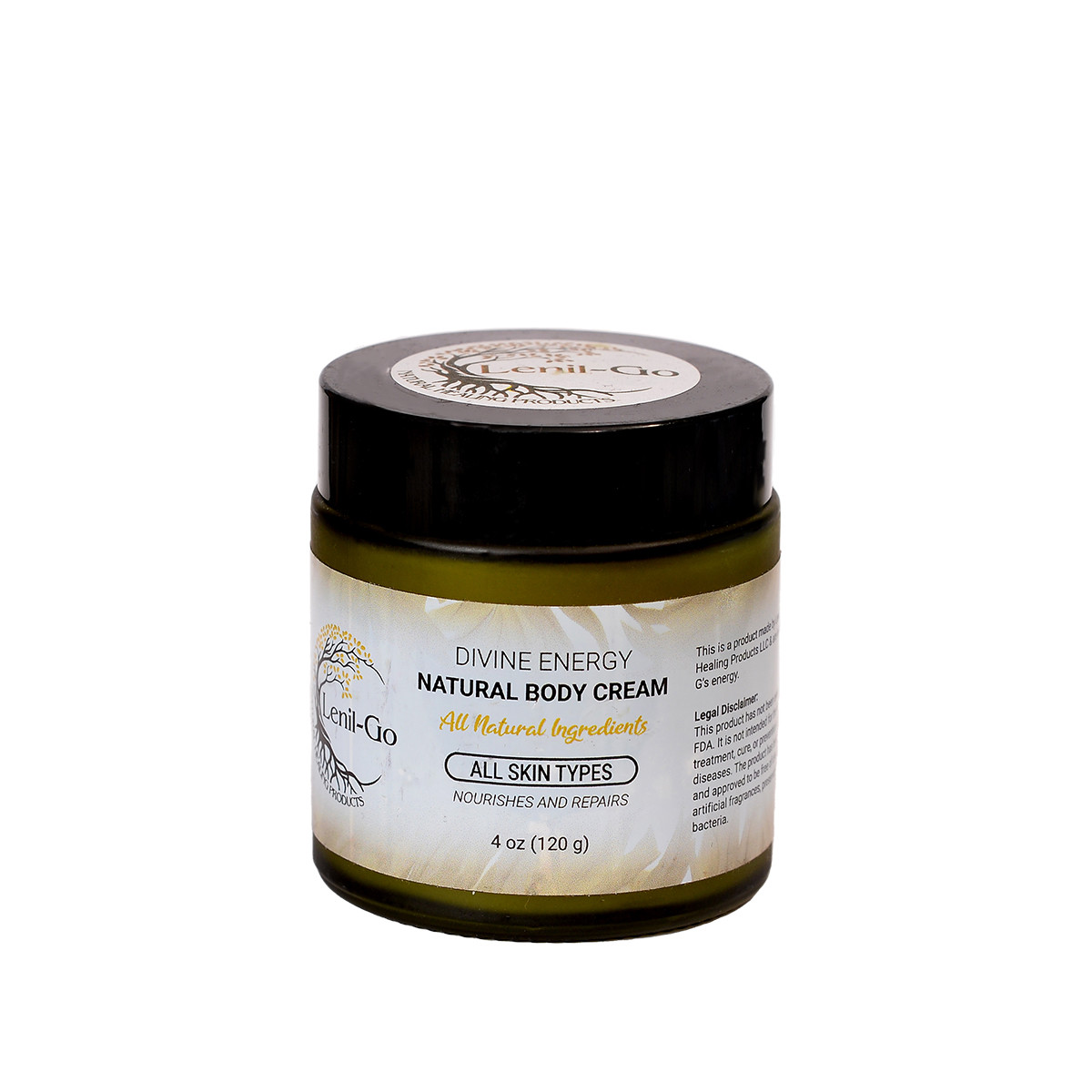 Divine Energy Natural Body Cream 4.0z