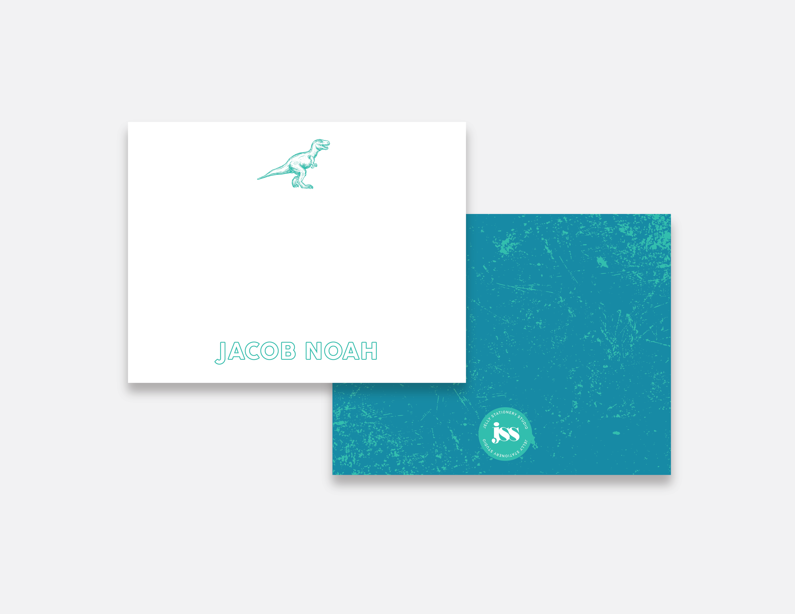 T-Rex Dinosaur Notecards