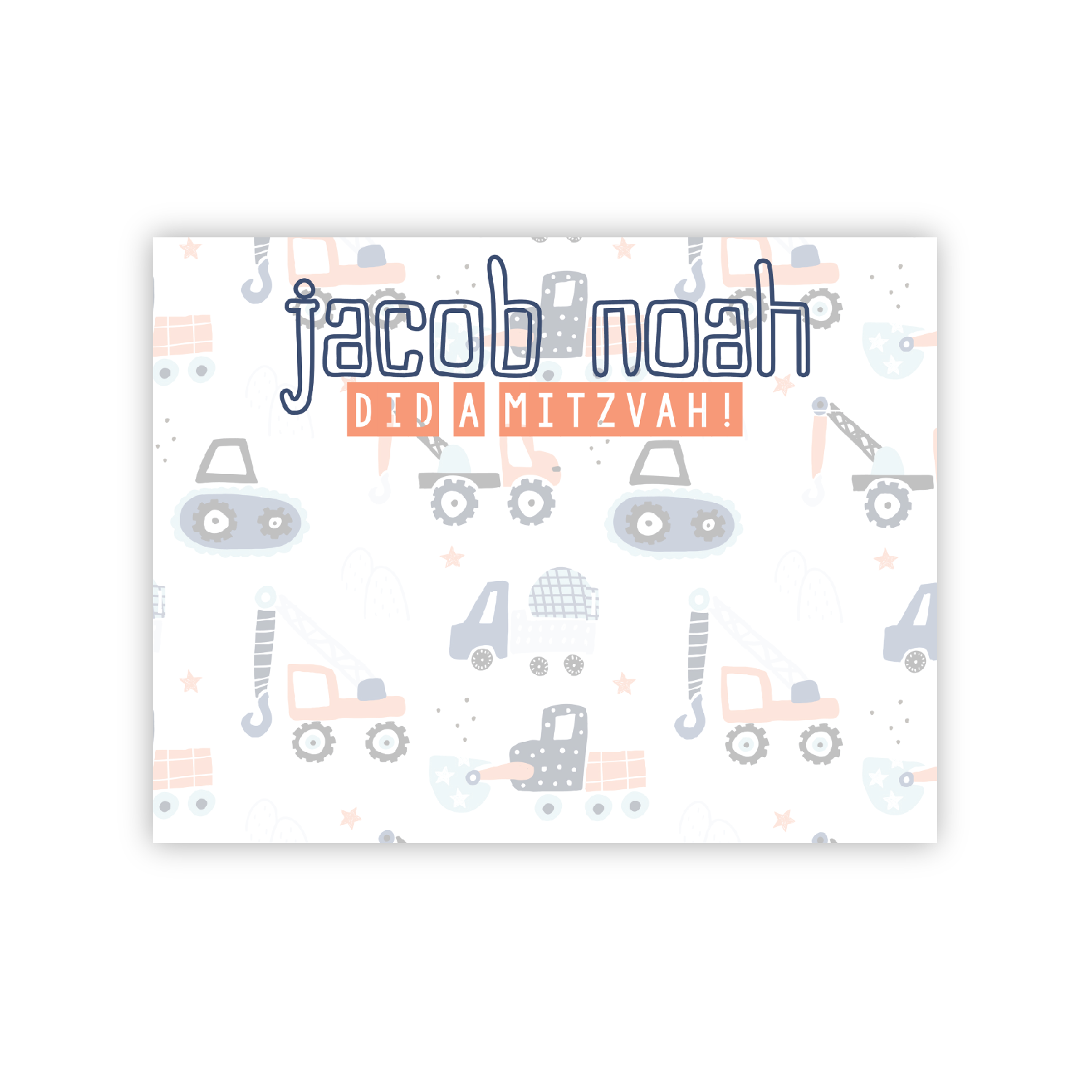Construction Mitzvah Notepads