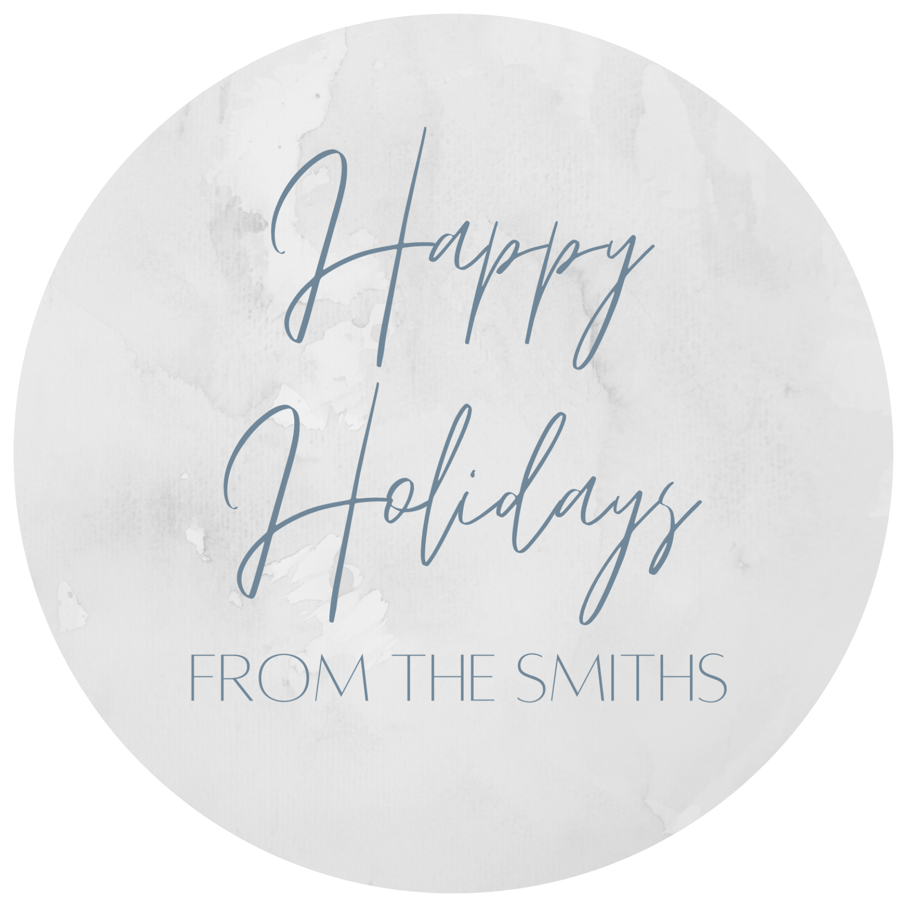 Happy Holidays Gift Stickers