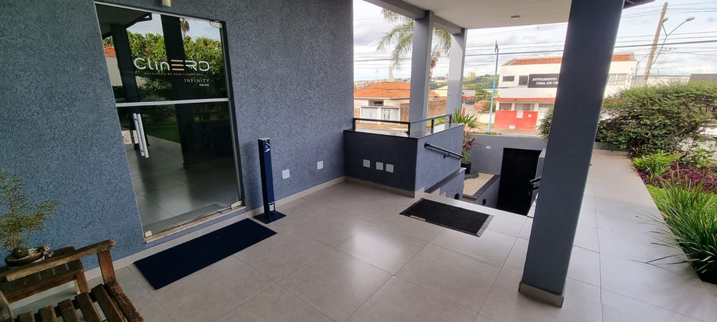 Entrada para recepção