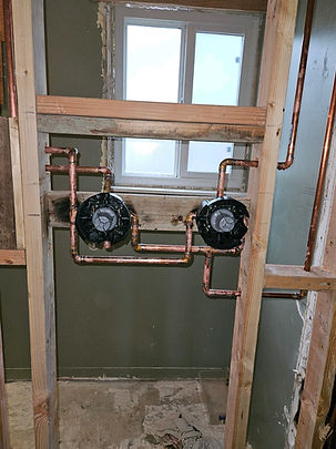 COOPER PIPE INSTALL
