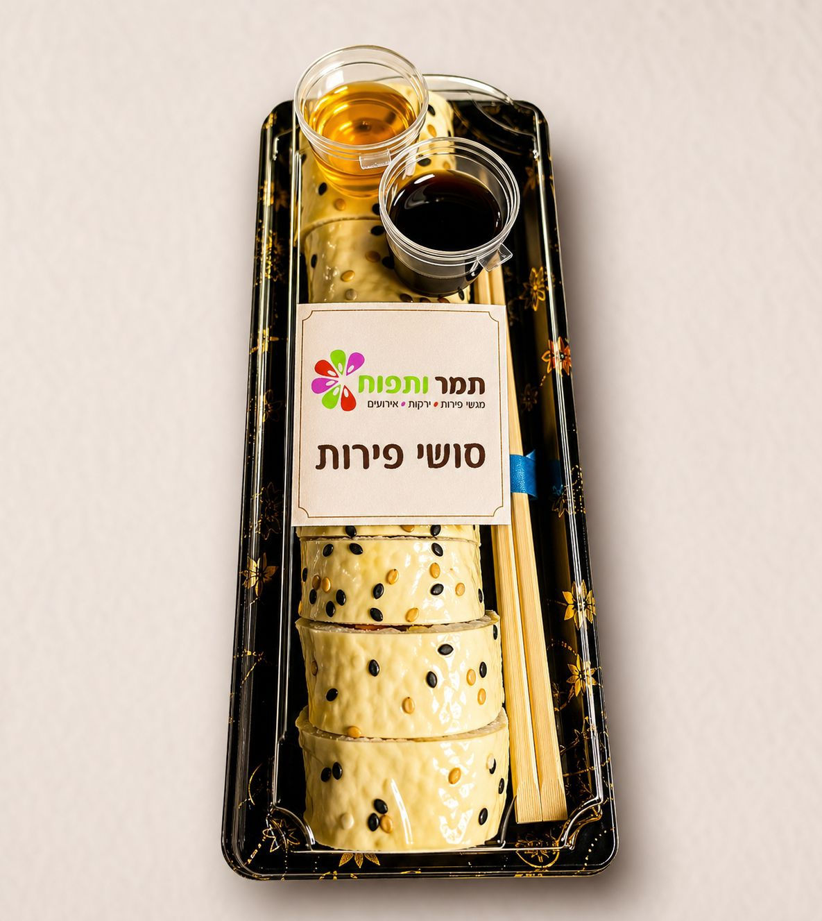סושי פירות - קינוח טרנדי על בסיס קוקוס ופירות