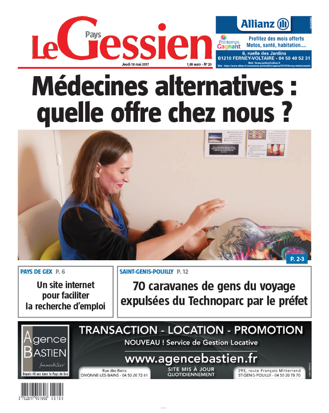 Le Pays Gessien: article sur les thérapies alternatives!