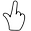 click hand cursor with transparent backg