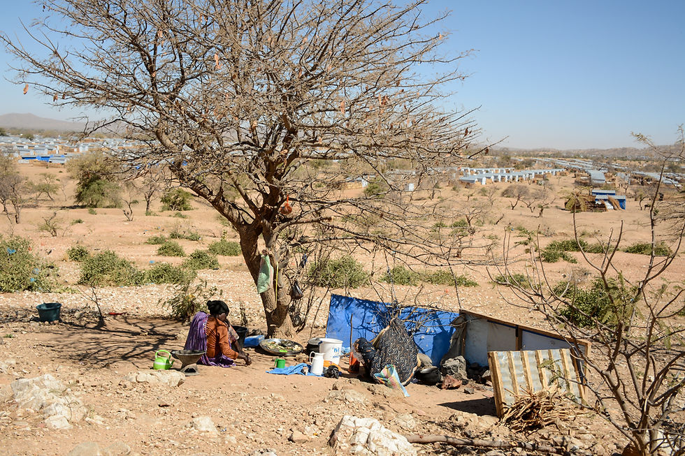 Une image montrant la gravité de la situation au Tchad, source : photo libre de droits du NRC (Norwegian Refugee Council) ou (Conseil norvégien pour les réfugiés)