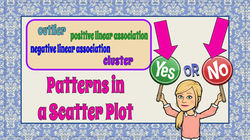 Identifying Patterns in a Scatter Plot