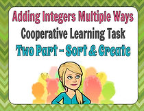 Adding Integers Multiple Ways CLT - Grade 7