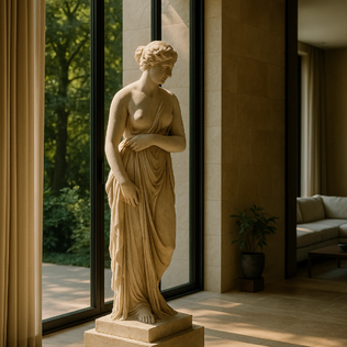 Heykel ve Sanat Eserlerinin Ev Mimarisiyle Bütünleşmesi