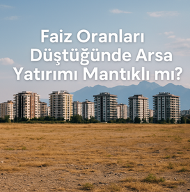 Faiz Oranları Düştüğünde Arsa Yatırımı Mantıklı mı?