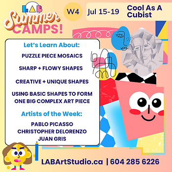 Summer Camps Week 4 July 15-19