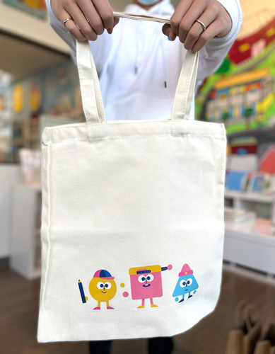 Large Canvas Tote Bag w/ LAB Friends | LAB