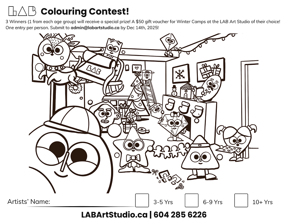 LAB Holidays 2025-26 Colouring Contest!