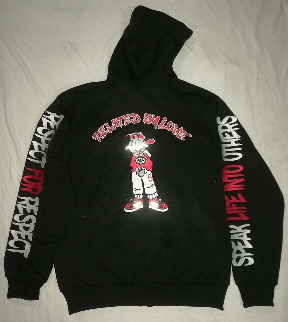 Thumbnail: RBL Mascot zip up reflective Hoodie