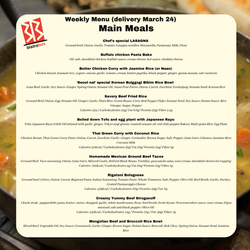 Main Meals March 24
