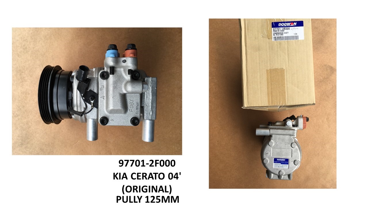 KIA SPORTAGE 2004 4PK COMPRESSOR - 97701-2F000 (DOOWON)