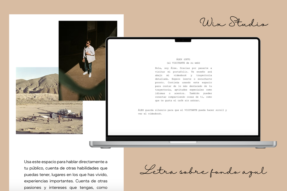 diseño web para actores