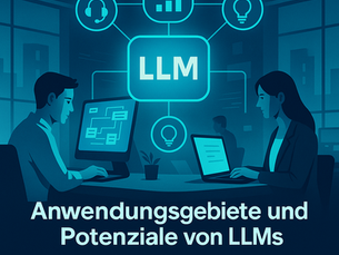 Menschen, die mit LLMs arbeiten