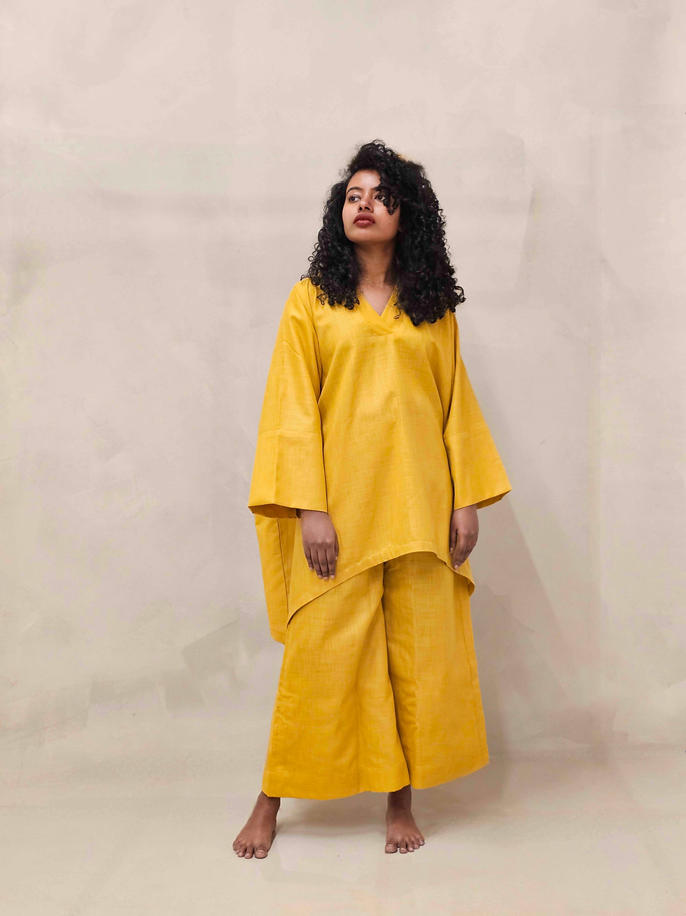 Thumbnail: Yellow tunic & trouser set