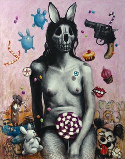 Sweet Rabbit - 150 x 120 cm