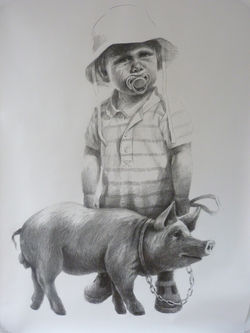 MAY THE PORK BE WITH YOU! 150x200cm