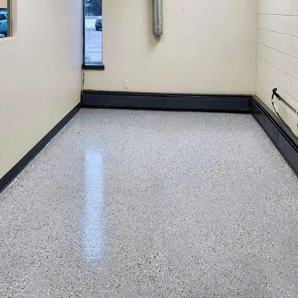 Thumbnail: Garage floor finished with Seal King epoxy floor coating