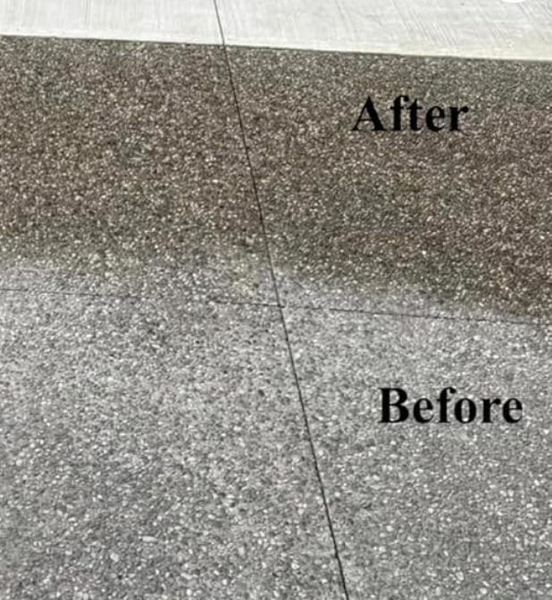 Thumbnail: Concrete garage floor protected with Seal King water based sealer