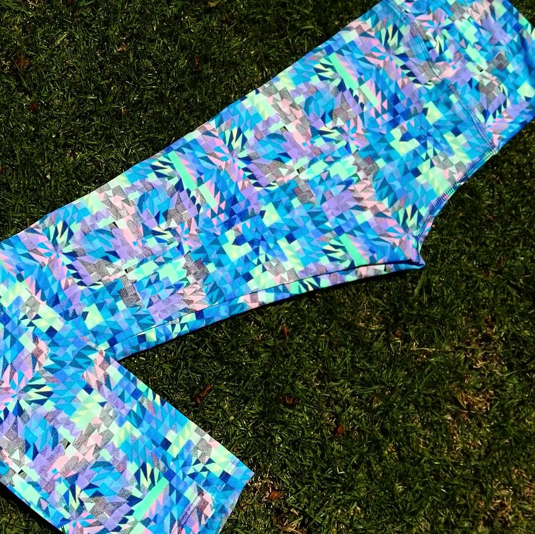 Leggings estampado azul