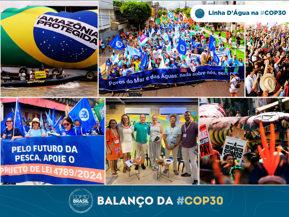 Com participação em 43 eventos e articulação com mais de 19 organizações, o Linha D’Água consolidou sua atuação como ponte entre territórios tradicionais, incidência política e a agenda oceano-clima global.