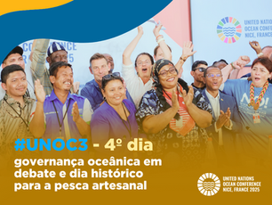 4º Dia da UNOC3: governança oceânica em debate e dia histórico para a pesca artesanal