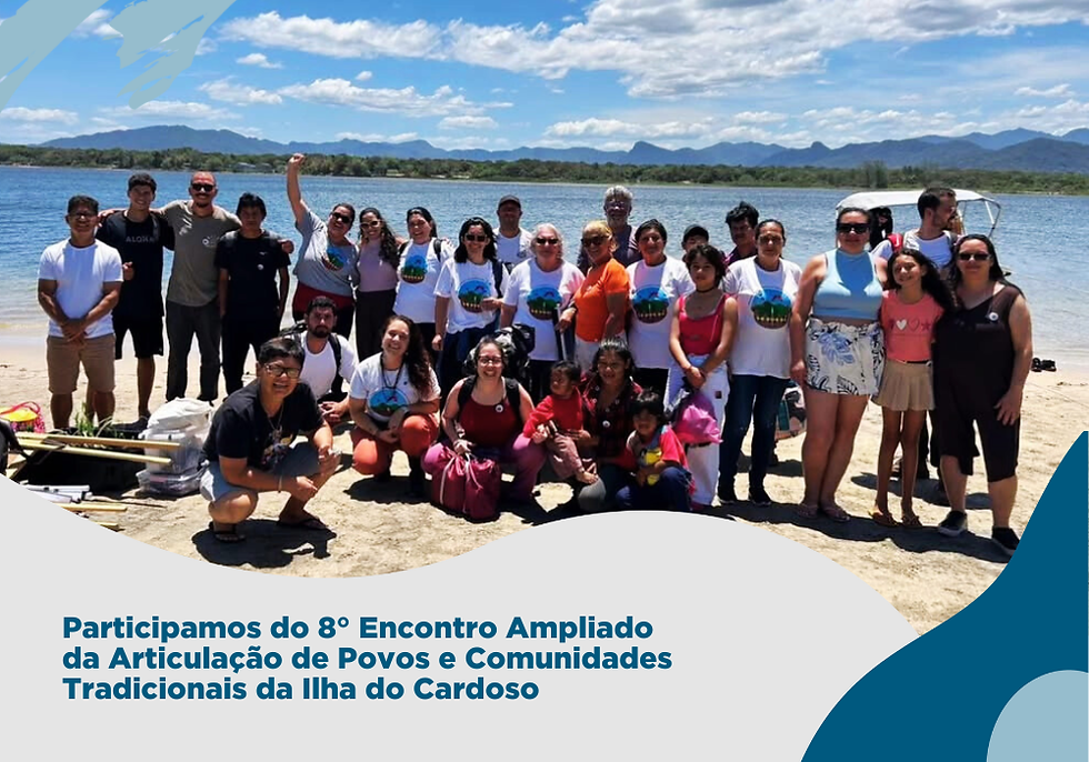 Saberes vivos e territórios em foco: Ilha do Cardoso recebe encontro tradicional e curso sobre Ecologia Decolonial