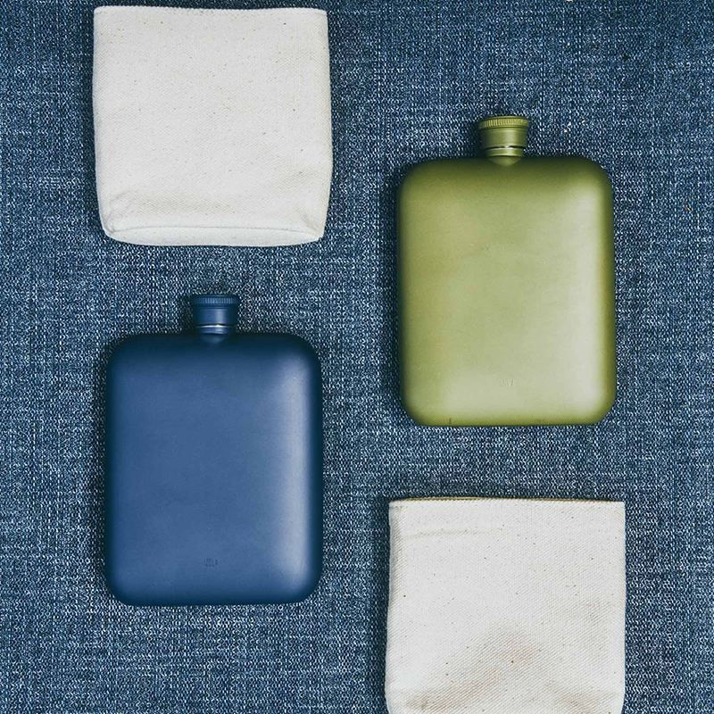 縮圖：IZOLA 不锈钢酒瓶 陆战部队 - 6oz