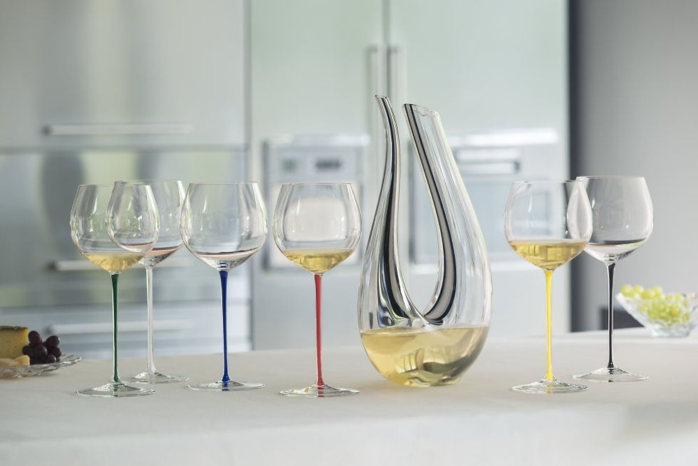 縮圖：Riedel Fatto A Mano Oaked 黄色Chardonnay酒杯 4900/97Y