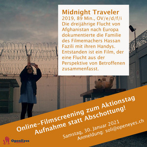 Online- Filmscreening zum Aktionstag Aufnahme statt Abschottung!