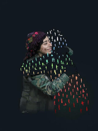 Künstlerische Beiträge für Rojava