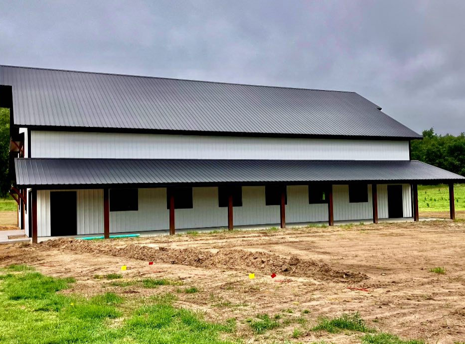 New farm shed