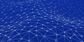 Abstract Blue Grid