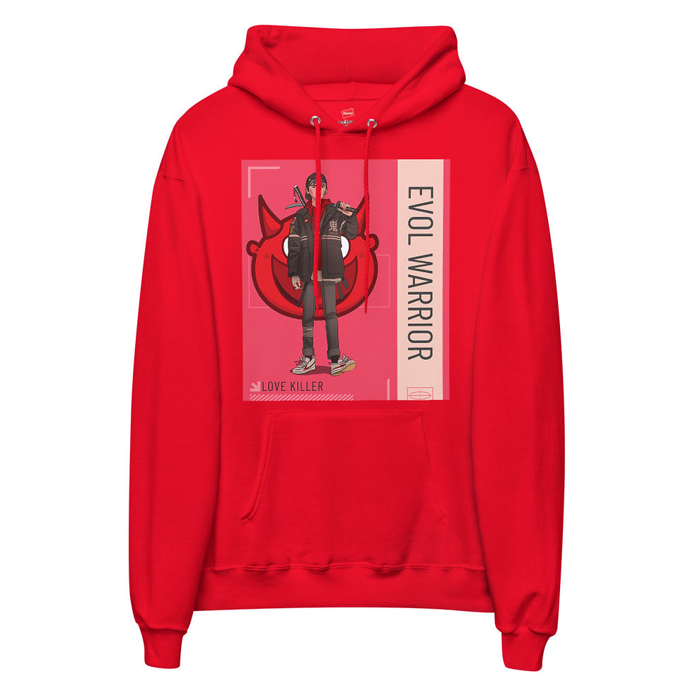 Thumbnail: Unisex fleece hoodie