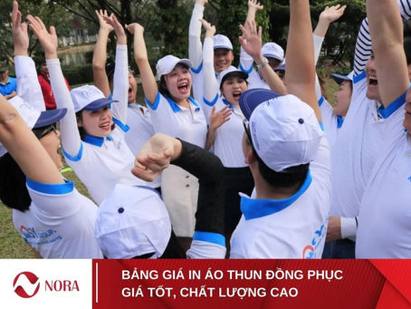 Bảng Giá In Áo Thun Đồng Phục 2025 – Giá Rẻ, Chất Lượng Cao