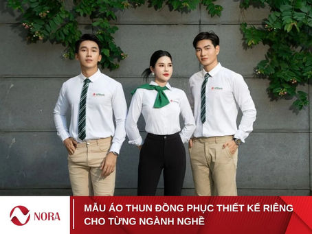 Mẫu áo thun đồng phục thiết kế riêng cho từng ngành nghề giúp nâng cao thương hiệu và sự chuyên nghiệp