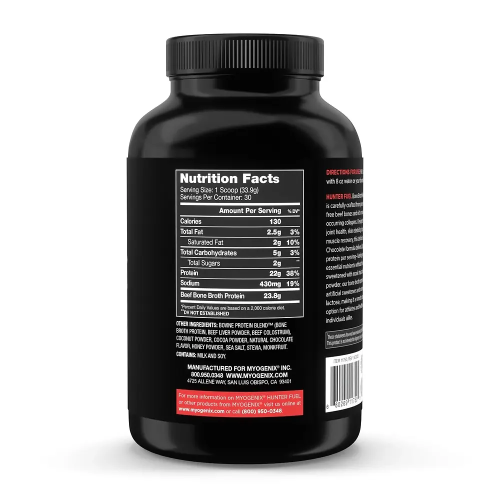 Thumbnail: HUNTER FUEL BONE BROTH PROTEIN