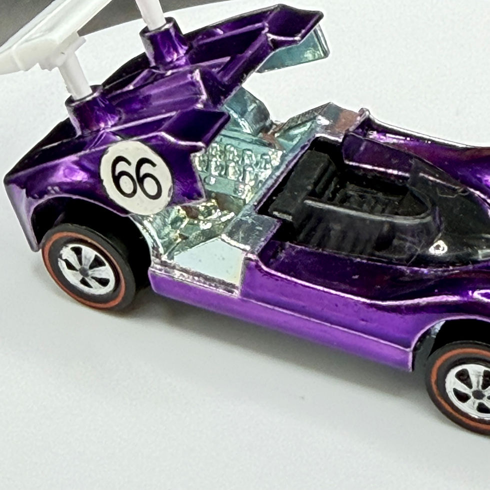 Thumbnail: 1969 Hot Wheels Redline Chaparral 2G  Purple - US Base