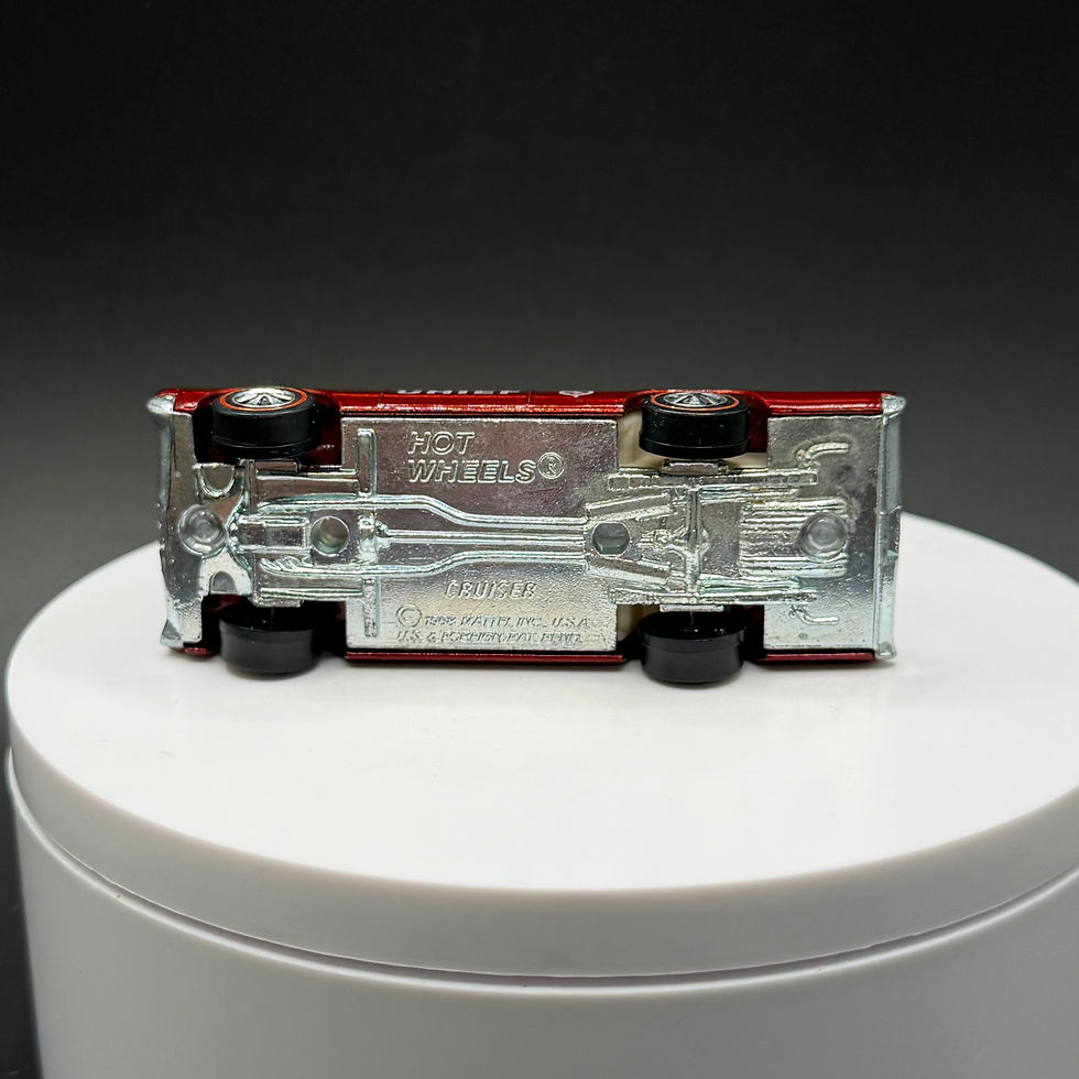 Thumbnail: 1969 Hot Wheels Redline Cruiser Fire Chief Red - US Bases
