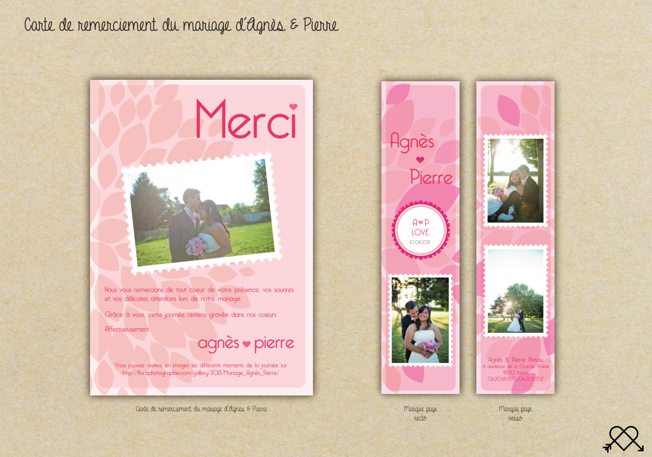 Carte de remerciements